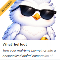 Owlhacks 2026 winner with WhatTheHoot